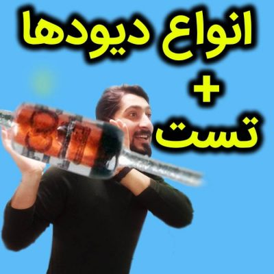 دیود قطعه ای است که به عنوان یکسو کننده جریان عمل می کند.