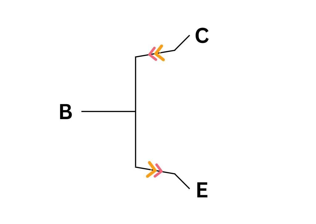 ترانزیستور BJT زمانی که امیتر خروجی است.